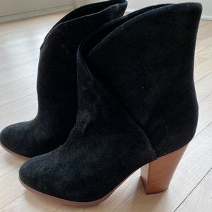 Joes Jeans Black Suede Booties